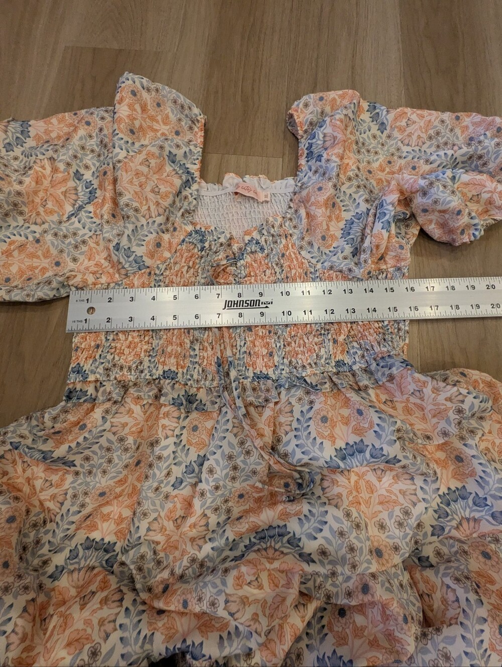 Ivy City Size Xl Cute Patterned Maxi Dress - Picture 5 of 8